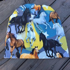 Mössa hästar stjärnor
