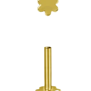 WARG - Labrett (GULD 18K) - Blomformad baksida