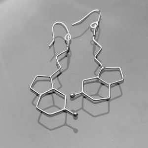 Serotonin som örhänge i silver 925